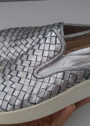 Мокасини 38.5-39 р. шкіра італія на вузьку стопу