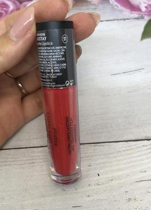 Матова рідка помада для губ golden rose longstay liquid matte lipstick 31 к. 4035