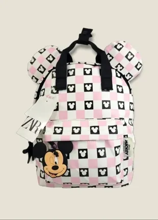 Детский рюкзак zara minnie mouse с ушками