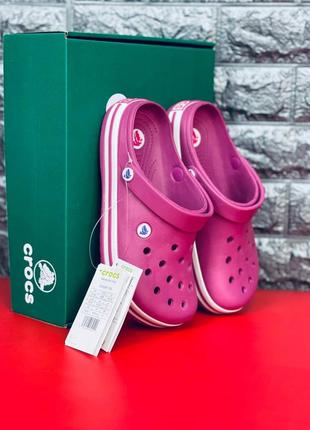 Супер яркие женские кроксы crocs шлёпанцы крокс7 фото