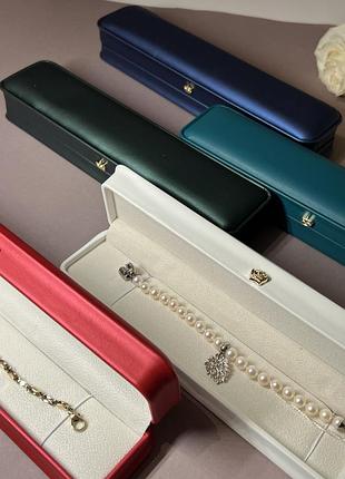 Коробочка для браслету шкіряна. футляр під браслет