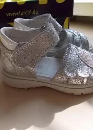 Фирменные кожаные босоножки lurchi  р-р 21(13см)оригинал.распродажа!!!