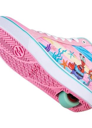 Роликовые кроссовки heelys x spongebob racer 20 mid hes10493 powder pink aqua (39)3 фото