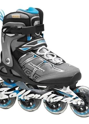 Ролики rollerblade macroblade 84 alu w 2024 black light blue (37)