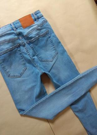 Стильные джинсы скинни с высокой талией pull&bear, 36 размер.4 фото