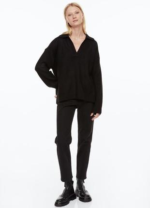 Черный демисезонный пуловер пуловер h&amp;m3 фото