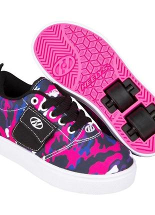 Роликові кросівки heelys pro 20 pocket x2 he101192 black pink camo (30)2 фото