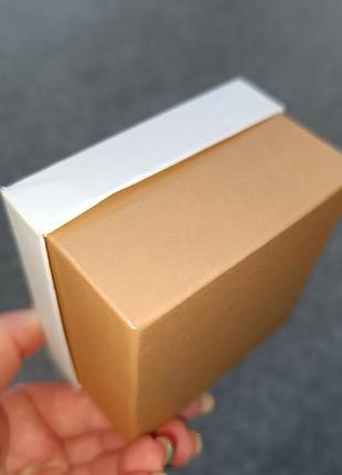 Подарочная картонная коробка 9 х 9 х 5 см мишка с шариками2 фото