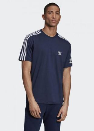 Мужская футболка adidas tech 3-stripes р.xl