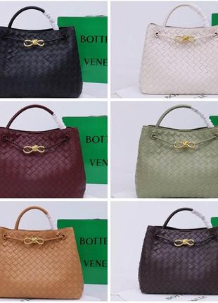 Сумка в стиле bottega veneta плетенная коричневая черная красная10 фото