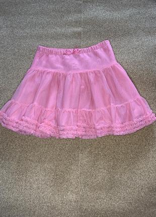 Фатиновая пышная юбка h&amp;m для девочки 6-7 лет2 фото
