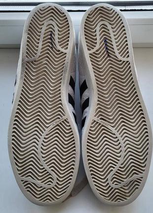 Мужские кожаные кроссовки 
adidas super star4 фото