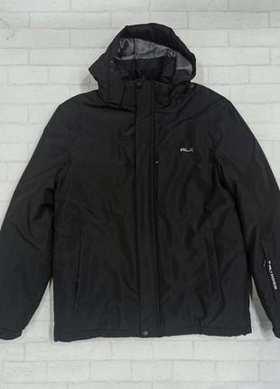 Куртка rlx черная термо зима 509