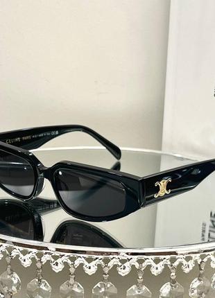 Очки в стиле celine белые черные красные