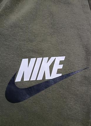 Штани оригінальні утеплені на манжетах nike triple болотного кольору розміру s, подростковий xl2 фото