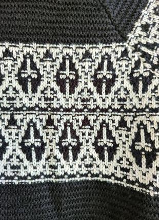Оригинальный свитер в норвежском стиле от бренда m&amp;s пуловер джемпер оверсайз4 фото