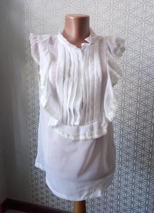 Блуза jasmine london блуза с рюшами прозрачная