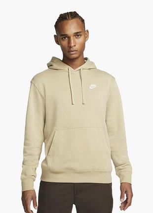 Худі nike sportswear club fleece beige bv2654-250 s