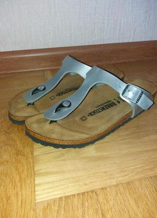 Шлепанцы birkenstock 38-39 г. оригинал.2 фото