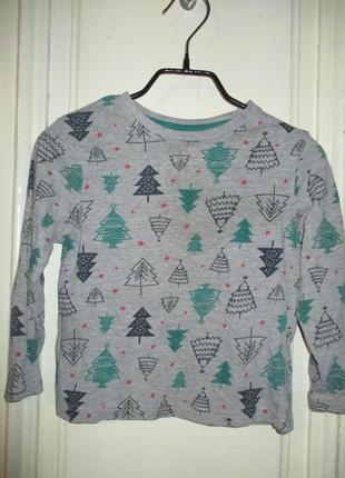Кофта новогодняя 4-5 лет.рост 104-110см