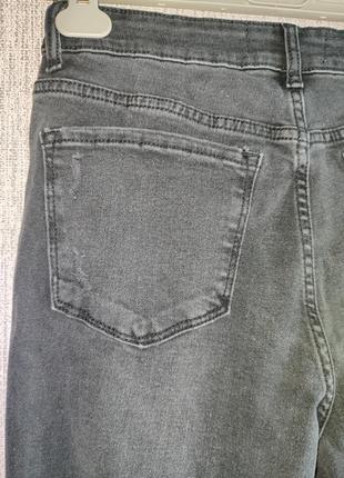 Джинсы с потертостями &lt;unk&gt; рваные брюки primark8 фото