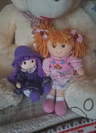 Куклы мягкие две шт.4 фото