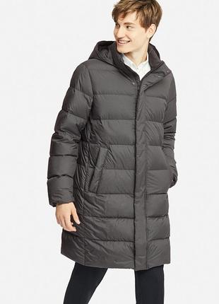 Чоловіче пухове пальто японського бренду uniqlo (розмір xs)