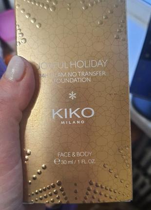 Тональная основа kiko milano