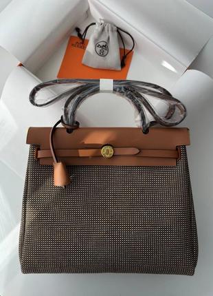 Эксклюзивная сумка в стиле hermes herbag5 фото