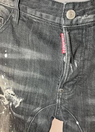 Чоловічі джинси dsquared2 з бризками1 фото