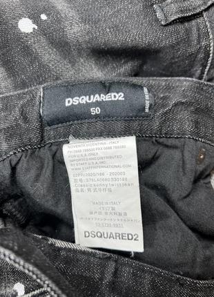 Чоловічі джинси dsquared2 з бризками6 фото