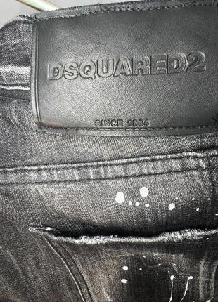 Чоловічі джинси dsquared2 з бризками5 фото