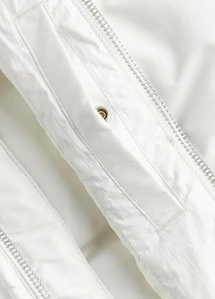 Жилетка h&m water-repellent puffer vest white 1182526001 s4 фото