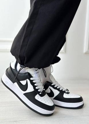 Найк nike air force af 1 low x ambush black/white1 фото