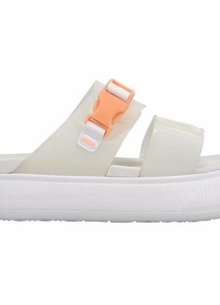 Сандалі puma suede mayu pop slide sandals beige 384433-02 372 фото