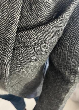 Пиджак серый шерстяной3 фото
