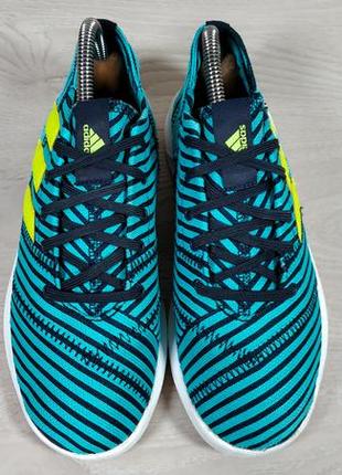 Дитячі футбольні кросівки adidas nemeziz оригінал, розмір 35.5 (футзалки, бампи)3 фото