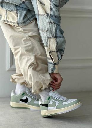 Найк nike air force 1 af 1 low olive10 фото