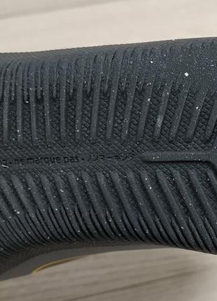 Дитячі футбольні кросівки на липучці nike mercurial оригінал, розмір 27 (бампи, футзалки)7 фото