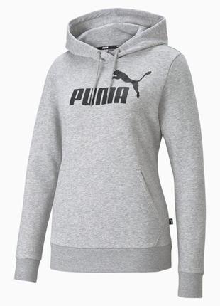 Худі puma essentials hoodie grey 846858-04 m4 фото