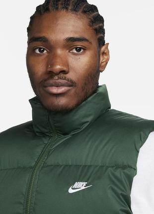 Жилетка nike club puffer vest green fb7373-323 s2 фото