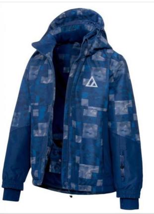 Термо куртка crivit лижна зимова для хлопчика 146/152 мембранна