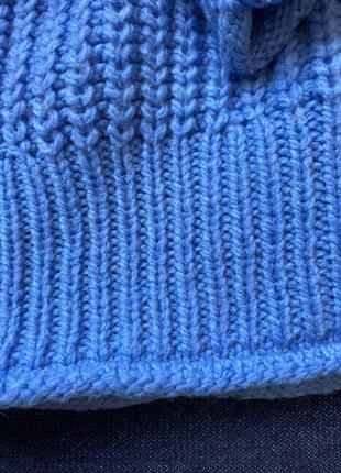Джемпер голубой, свитер небесного цвета от h&m стильная кофточка4 фото