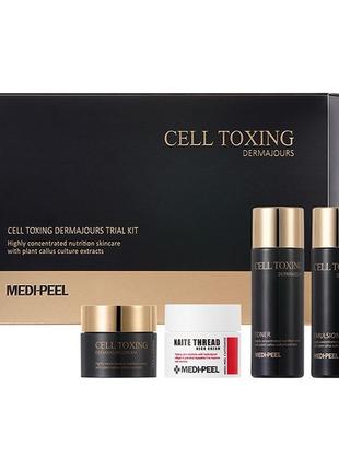 Набор омолаживающих миниатюр medi-peel cell toxing dermajours trial kit