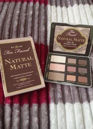 Палетка тіней natural matte сша