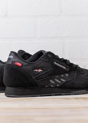 Кроссовки reebok classic black кросівки7 фото