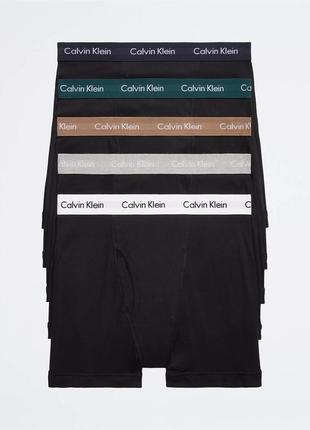 Спідня білизна для чоловіків труси calvin klein boxer набір 5 шт. розмір xl