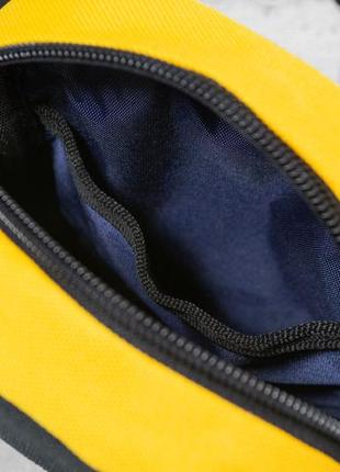 Маленька сумка крос-боді (через плече) famk сbs чорна/жовта3 фото