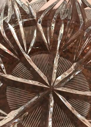 Хрустальная конфетница салатник фруктовница ваза раритет6 фото