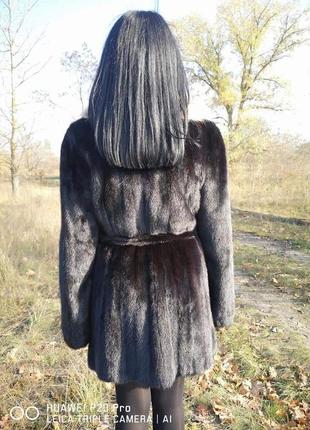 Норкова шуба з риссю norvegian furs blackglama р. 44-466 фото